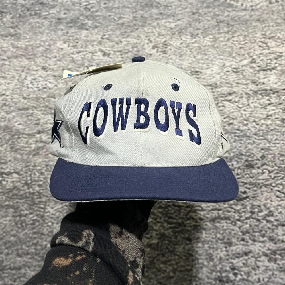 Vintage Dallas Cowboys Snapback Hat Embroidered Spell Out NFL Adjustable 90s NEW